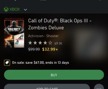 Black Ops 3 Deluxe is on Sale! Microsoft Store