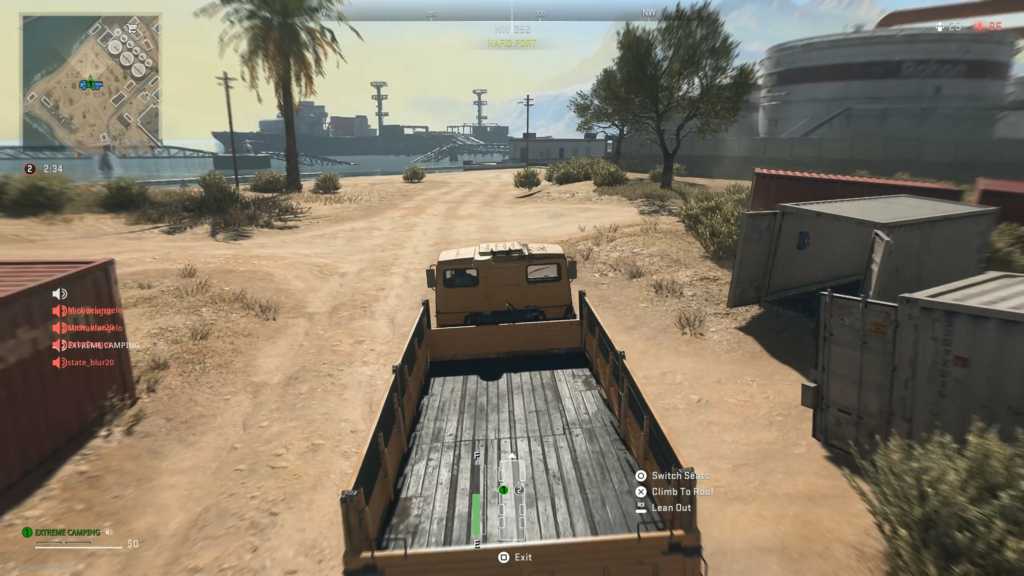 If you drive into water at this spot in Warzone 2.0 with this truck you'll be able to drive under and not drown