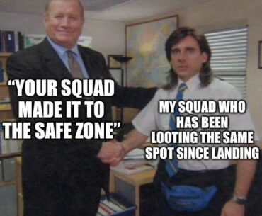 Too busy looting to even notice