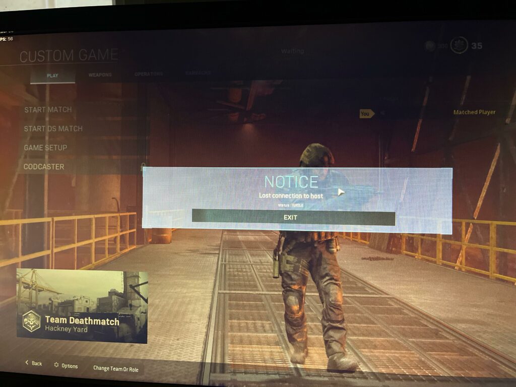 This message shows up everytime I try to get into a private match