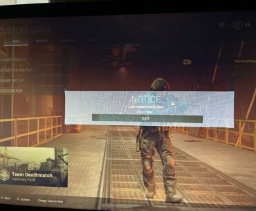 This message shows up everytime I try to get into a private match