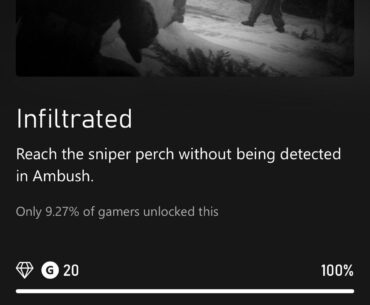For context I have never played the mission "Ambush" till now and yet I somehow got this achievement first try (and for those of you wondering I was playing this on regular difficulty)