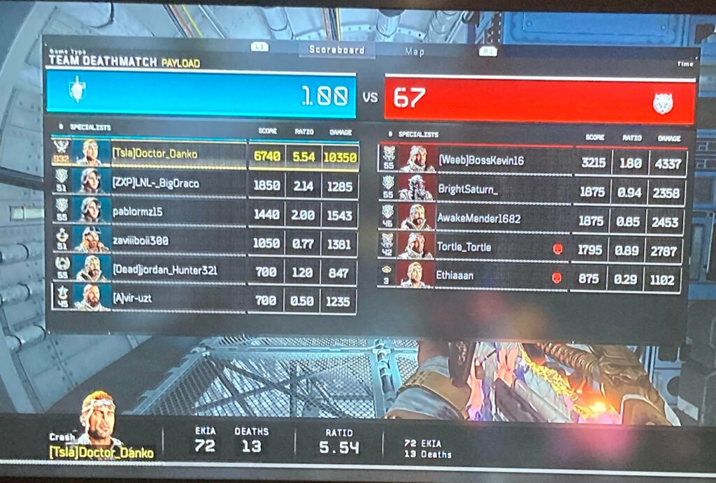 My most kills in TDM.