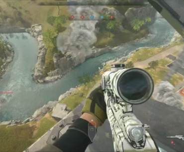 359 Meter kill from moving helicopter