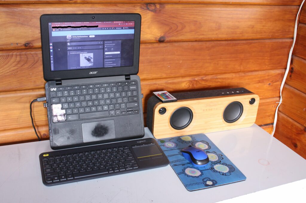 My parents don't allow me to have a PC in my room so I watch videos and movies on this