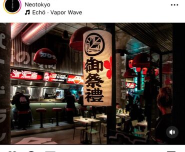 New cyberpunk themed noodle bar in Montréal QC Canada