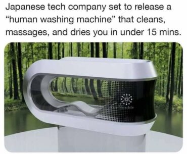 Cyberpunk is now. Would you swap this instead of a shower?