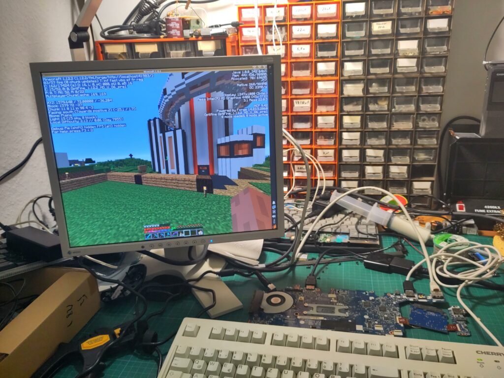 Just fixed a free laptop mainboard