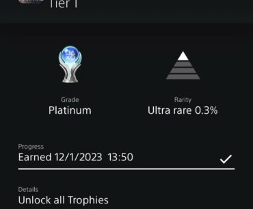 Finally got the platinum. What a brilliant campaign