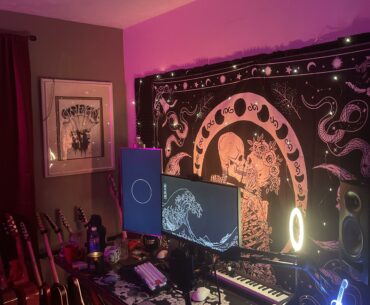 Added a tapestry and some fairy lights