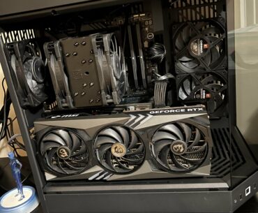 Labor of love 🥲 13900k and 4090 all black air cooled all Noctua fans