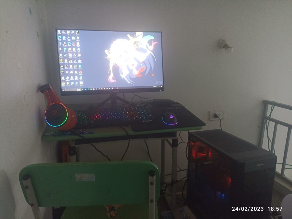 my first build and setup :D only cost 300usd