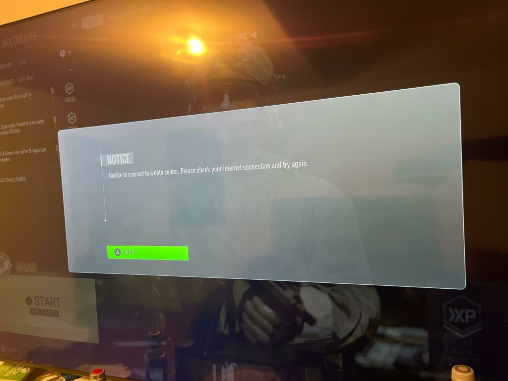 Unable to play online? What’s the issue
