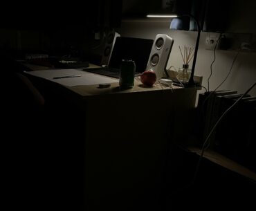 It isn’t really a battlestation, but I like the photo and how it reflects the life of a student.