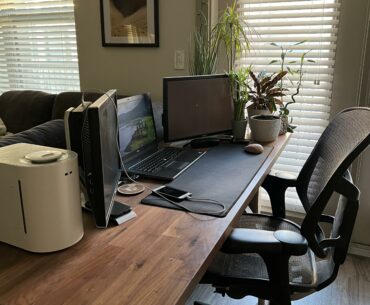 It’s not much, but I love my wfh setup