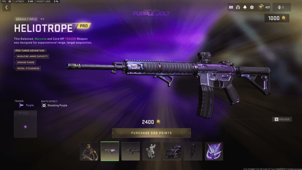 Looks like the reticles will be locked behind paywall this year...