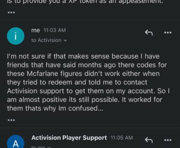 Can ANYONE verify if the Mcfarlane Toys Seraph & Ruin calling card codes still work? This is what Activision just said even though I read threads from months ago saying it still worked…