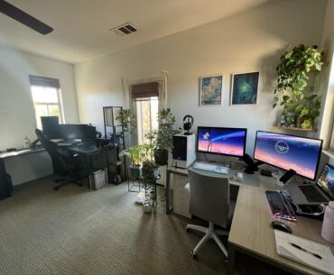 His and Hers bedroom setup