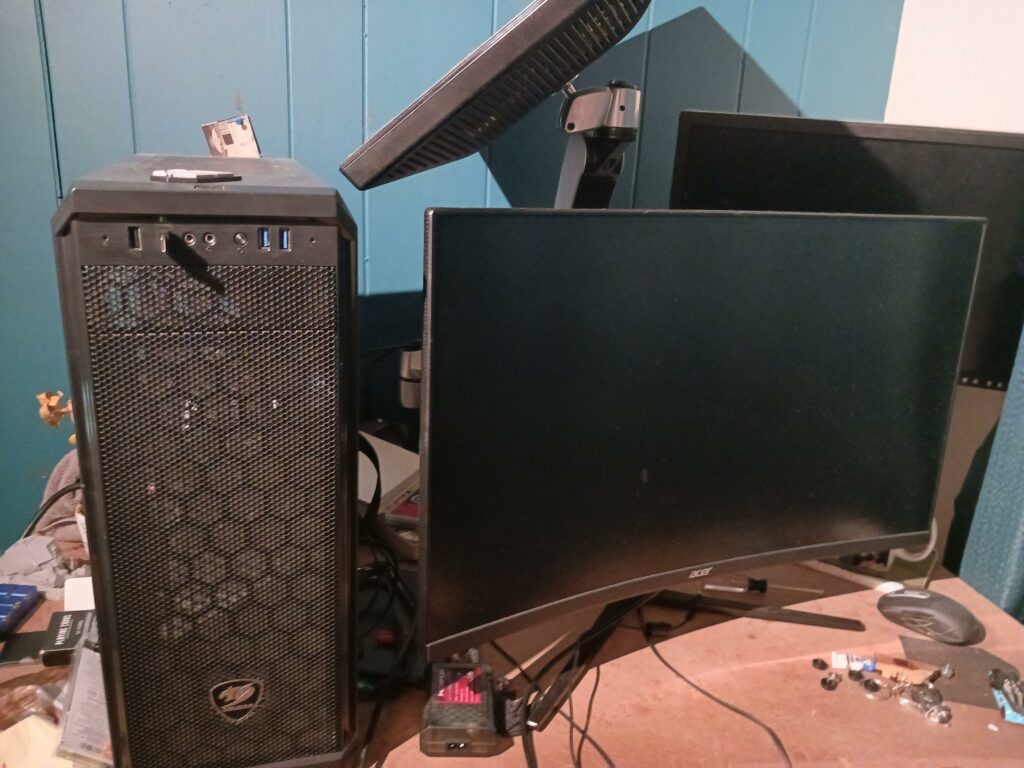 What my station has evolved into since my PC is out of commission