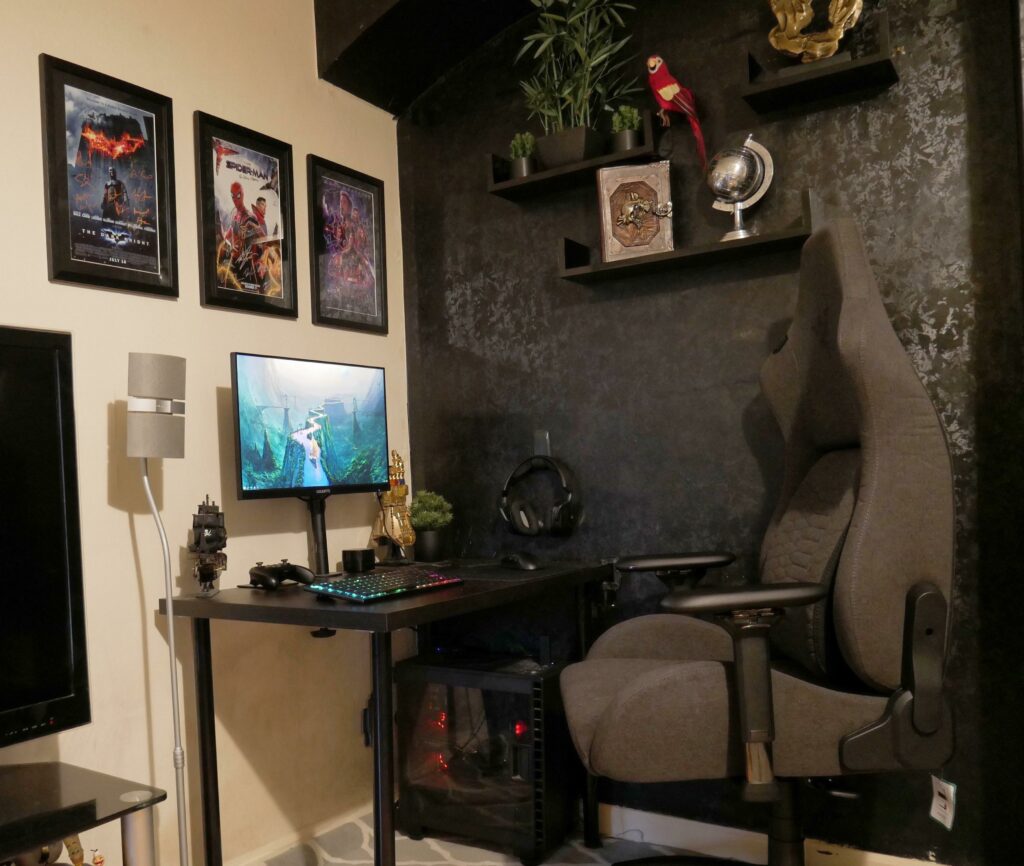 My new chair makes the rest of my setup look like it was made for a hobbit