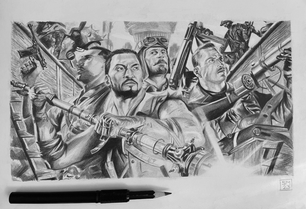 Origins - (Pencil Drawing by Me)
