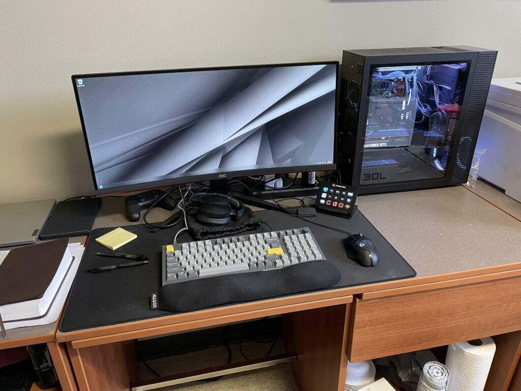 College dorm setup