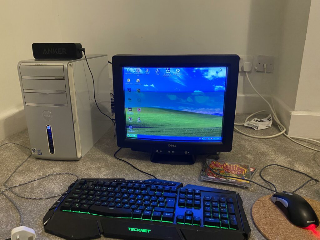 My floor windows XP setup