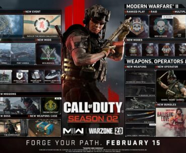 Forge Your Path in Season 02 of Call of Duty®: Modern Warfare® II and Call of Duty® Warzone™ 2.0, Launching February 15