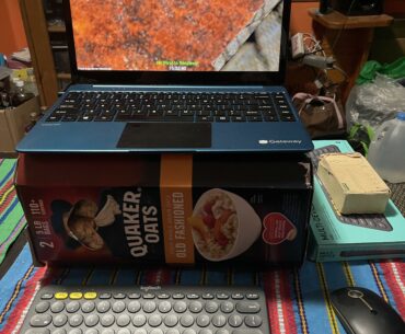 My elite gaming setup. 14” Gateway w/ i5 & Iris Xe Graphics I paid $300 for. I play old games local, new ones on GFN & Boosteroid. External keyboard so I can mash buttons to my heart’s content