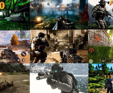 Top 10 [ Online / Offline ]  FPS Shooting Games For Android 2023 High Graphic