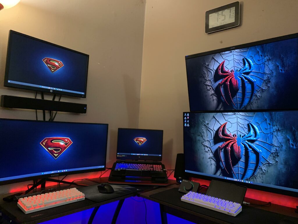 How do folks go about hiding the cables from a laptop?