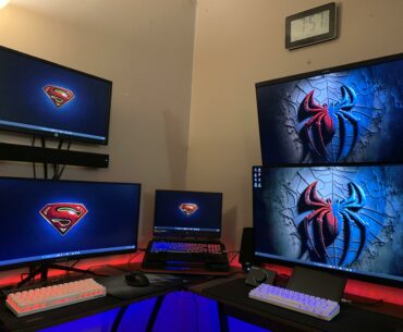 How do folks go about hiding the cables from a laptop?