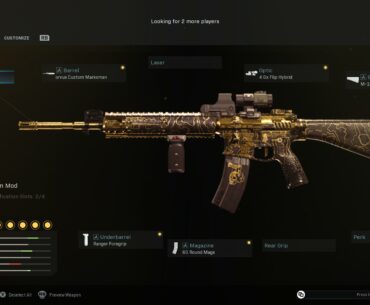 Made a weapon build for spec ops