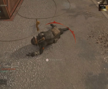 I got hit by a strafing run, literally...