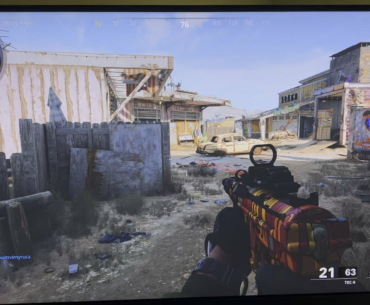 What is this weird pattern that comes up when I shoot?