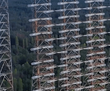 Duga Radar. As a conventional radar can only see as far as the horizon, the Duga radar circumvented this problem by bouncing its signal off the ionosphere, enabling it to see over the horizon
