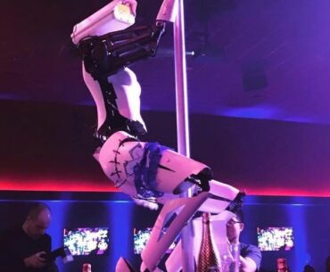 Robot strippers in Vegas.