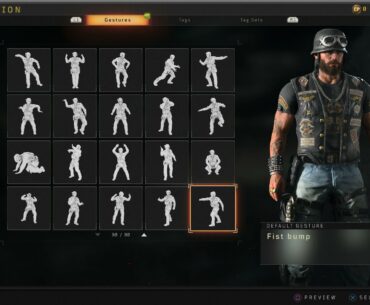 90 goddamn gestures and I still don't have the only one I really want. The handstand gesture.