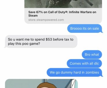 My friend and I are gonna go dummy