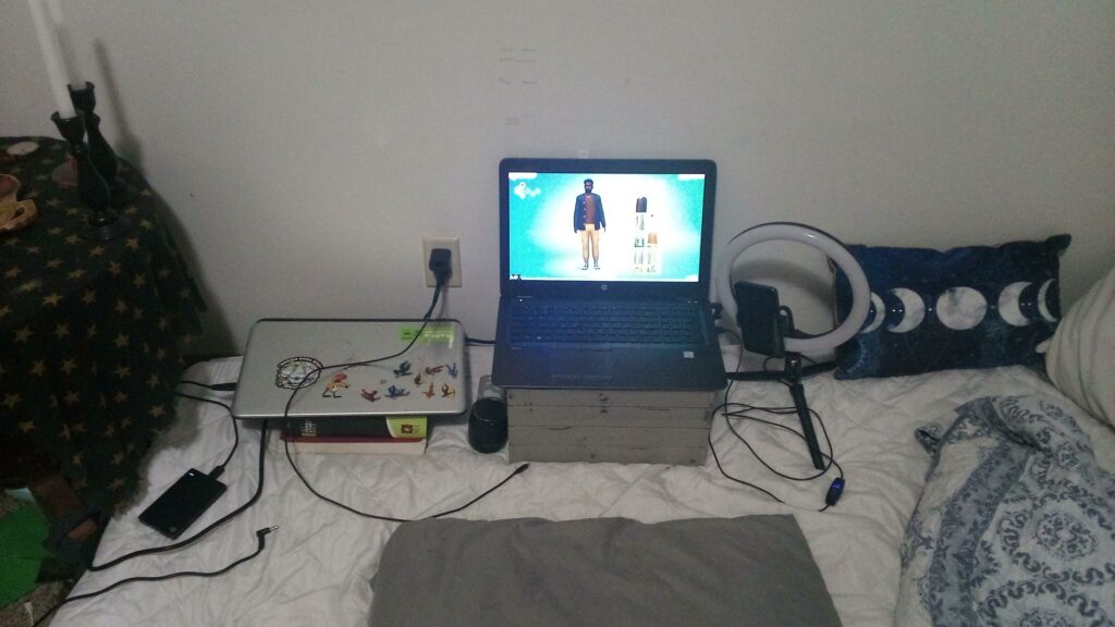 1/2 of my mattress on the floor