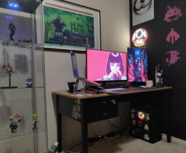 My gaming/work setup, and where I spend most of my day.