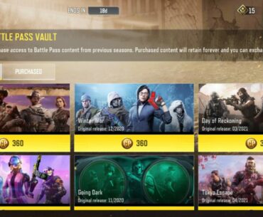 Now that the game is released on steam we should be able to buy the previous battlepasses. Even CoD Mobile has this feature.