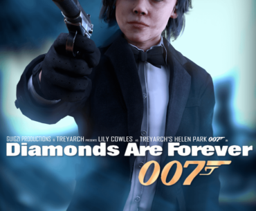 New 007 Park poster render by me: "Diamonds are Forever"