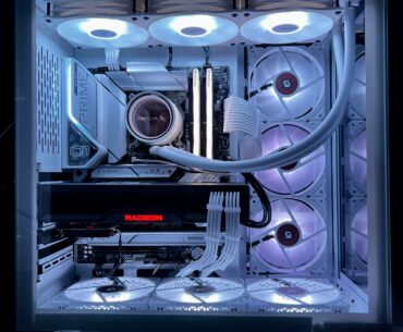 First build update! I changed the fans orientation from my previous post and got much better temps (9% improvement). Thank you all!