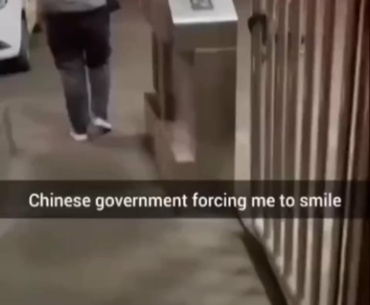 Gate forces you to smile in China