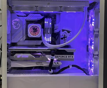 Corsair + Msi White PC Build