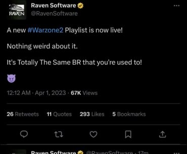 April Fools mode.