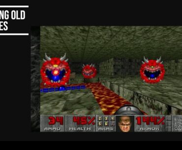 Doom(1993) - First-person Shooter Game - Short Gameplay[DOS]