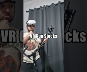 Do #gunstock make you a better at #vr #fps games?