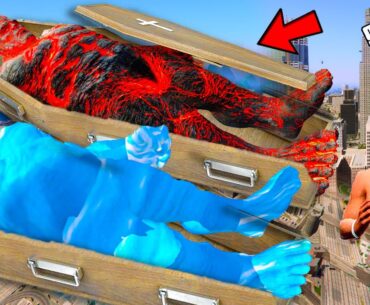 All Father Water & Lava God Died But Who Killed ? Franklin Find | GTA 5 AVENGERS Emotional Video